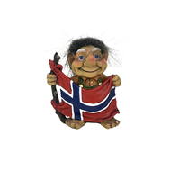 Groothandel Noordse Noorwegen Zweden Finland IJsland Souvenir Harsen Figuur Viking Troll Beeld Scandinavische Cadeauwinkel Aanbod Op Maat