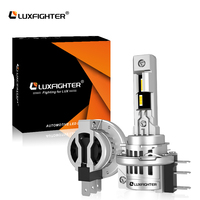 Q36 H15 Direktanschluss-LED-Scheinwerferbirne für Auto-Scheinwerfer-Ersatz 60W 5200lm 6500K Kaltweiß Aluminium 1 Stück