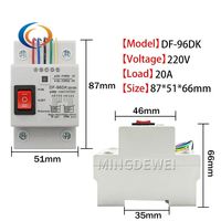DF-96D contrôleur de niveau d'eau DF-96DK interrupteur 20A 220V réservoir d'eau capteur de détection de niveau de liquide contrôleur de pompe à eau 2M fils