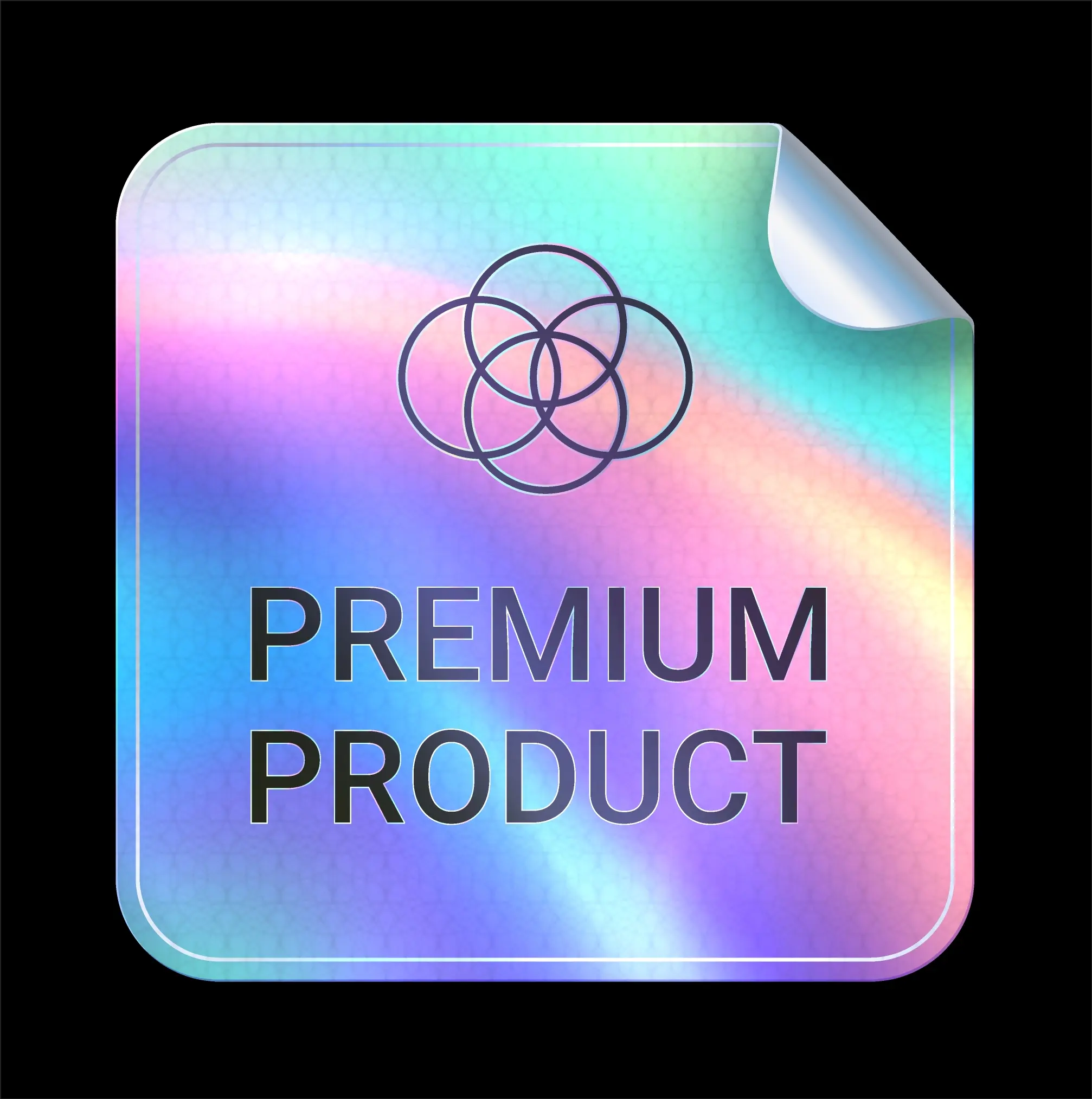 Étiquettes thermiques de couleur pour l'imprimante d'étiquettes d'expédition Étiquettes autocollantes thermiques holographiques en ruban pour le prix nominatif