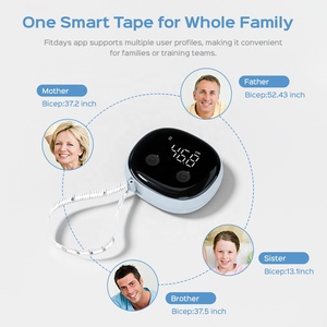 Cinta Métrica Inteligente Bluetooth WELLAND <span class=keywords><strong>para</strong></span> Monitoreo <span class=keywords><strong>de</strong></span> <span class=keywords><strong>Salud</strong></span> Familiar, Seguimiento del Progreso del Embarazo, Regla Digital con Aplicación 2024 Red Dot - Product Image 1