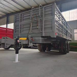 Remolque volquete hidráulico de 2 ejes para granja, remolque volquete para transporte agrícola, herramientas agrícolas, tractor, camión, remolque - Product Image 3
