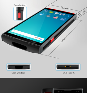Dispositivo pda portátil resistente de mano <span class=keywords><strong>android</strong></span> 1d 2D <span class=keywords><strong>QR</strong></span> escáner de código de barras para hospital centro de atención médica - Product Image 2