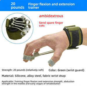 Expansor de Mão para Reabilitação, Treinador de Dedos, Dispositivo de Exercício de Força de Pegada, Gripper Portátil de Plástico Dobrável - Product Image 4