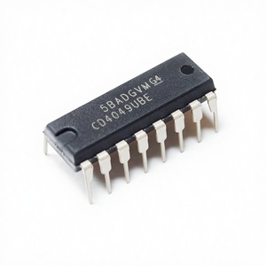 Chip convertidor de búfer inversor hexagonal CD4049UBE PDIP16 original y genuino - Product Image 1