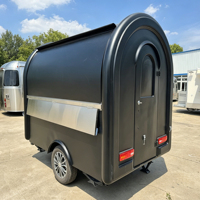 Remorque de concession, chariot à café, camion de restauration personnalisable, entièrement équipé, cuisine mobile, remorque à hot-dogs et à glaces