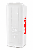 Armoire murale en PVC pour extincteur, stockage de sécurité incendie pour les incendies de classe A et B, protection d'urgence, personnalisable