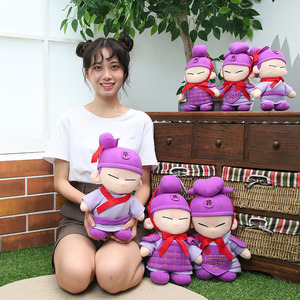 Xi'an Terracotta Warriors Plush <b>Toys</b> Rose Red Girls' <b>Soft</b> <b>Stuffed</b> Dolls For Children Age 2 4 Years - Product Image 2