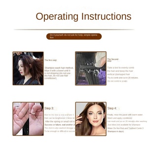 Crema alisadora de cabello JiaYing Rose Herbal Ionic tres en uno 800ml - Product Image 3