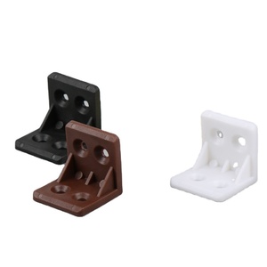 Accessoires de meubles très pratiques : Supports d'angle en plastique, Code de fixation, Support d'angle à angle droit, Renfort d'angle - Product Image 5
