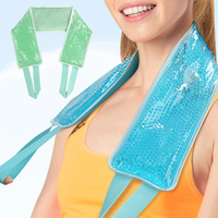 Pack de gel chaud/froid double face pour la rééducation et le soulagement des douleurs au cou, aux épaules et à la taille - Collection Foot