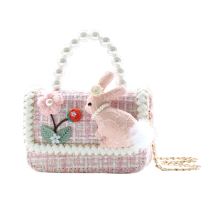 Dibujos animados lindo bebé niñas monedero bolsos de hombro conejo decoración niños <span class=keywords><strong>bandolera</strong></span> - Product Image 1