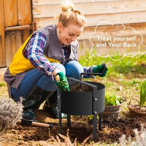 Tamis de sol industriel de 13 pouces, tamis à compost rotatif de 1/5 pouces, pour le jardin - Product Image 4