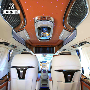 Carride Vito Model Auto Interieur SUV MPV Modificatie Ombouw Tan Ivoor Leder Lounge <span class=keywords><strong>Bed</strong></span> Sterrenhemel Plafond Bioscoopscherm - Product Image 6