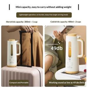 日本 SURE Su'er ミニ高速ブレンダー 350W タッチコントロール家庭用小型 1-2 人用ハンズフリー全自動豆乳メーカー - Product Image 2