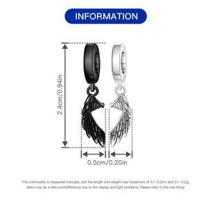 Estas alas asimétricas presentan un diseño único que es discreto pero lujoso. (Accesorios de bricolaje) - Product Image 3