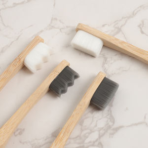 Cepillo de Dientes de Bambú Ecológico con Mango de Calabaza, Cerdas Nano Súper Suaves, Caja Kraft, para Supermercados, Regalo, ODM OEM - Product Image 4