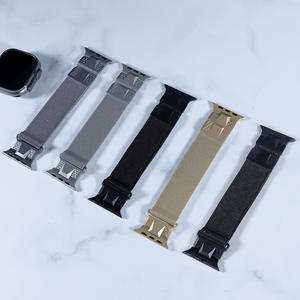 พรีเมี่ยม Milanese <span class=keywords><strong>LOOP</strong></span> band สำหรับ Apple Watch ULTRA <span class=keywords><strong>2</strong></span>สร้อยข้อมือโลหะแม่เหล็กสำหรับ iWatch Series 9 8 49มม. 45มม. - Product Image 4