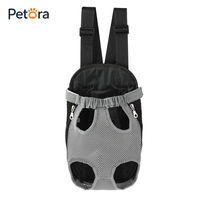 Sac de transport pour animaux de compagnie Petora, petit sac à bandoulière pour chien et chat, sac à main, pochette, sac de randonnée, sac de transport frontal portable pour animaux de compagnie, pour une utilisation mains libres