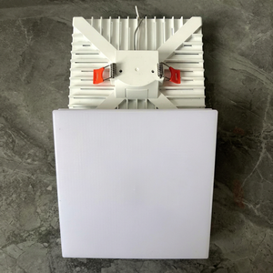 ไฟแผง LED แบบฝัง 4100K ตัวเรือนพลาสติก ป้องกันแสงสะท้อน CRI85 ดีไซน์ทันสมัย เหมาะสำหรับโรงแรม - Product Image 1