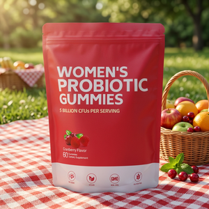Gommose Probiotiche Senza Zucchero per Donne con Prebiotici, Formula 3 in 1 per la Salute Femminile, Vendita all'Ingrosso - Product Image 1
