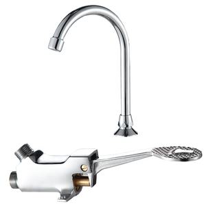 Válvula de Pedal para Lavabo, <span class=keywords><strong>Grifo</strong></span> de Pedal para Lavamanos, <span class=keywords><strong>Grifo</strong></span> de Pedal con Cierre Automático - Product Image 6