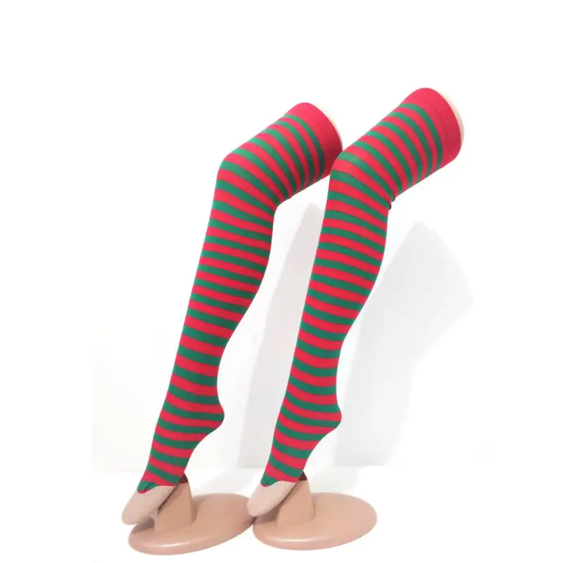 Calcetines hasta la rodilla Xianghui para niña, envío directo, Navidad, Halloween, baile de Pascua, disfraz de fiesta, calcetines hasta la rodilla