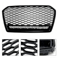 Prix usine voiture A6 C7 grille de pare-chocs avant mise à niveau RS6 Style nid d'abeille noir brillant gril pour Audi A6 S6 C7.5 2016 2017 2018