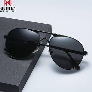 Lunettes de soleil polarisées en métal pour hommes, style européen et américain, pour la pêche et la conduite, verres en verre, modèle 8288 - Product Image 3