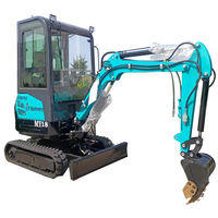 Mini-excavatrices chinoises économiques de 1,5 tonne et 1 tonne avec pièces d'attache pour remorque, en vente