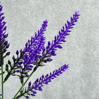 Daun Lavender Buatan Simulasi Tinggi N-4 33cm untuk Dekorasi Ruangan Bunga Grosir