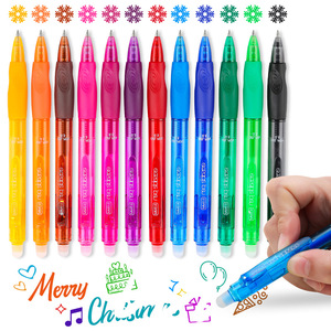 <span class=keywords><strong>Stylo</strong></span> Bille Effaçable <span class=keywords><strong>Thermosensible</strong></span> à Action par Clic 0,5 mm en Plastique – Style Coloré à Séchage Rapide - Product Image 4