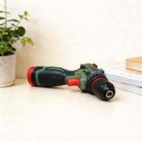 Perceuse sans fil au lithium rechargeable 18V avec lumière LED pour le bricolage domestique, le travail du bois et la construction