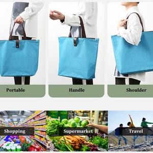 Sacs de plage en polyester 600D de haute qualité, personnalisés en gros, imprimés et pliables - Product Image 3