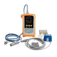 Veterinary Handheld Mainstream Capnography CO2 Sensor for Dogs and Cats with 2.8" Color Display 4800mAh Battery Reusable