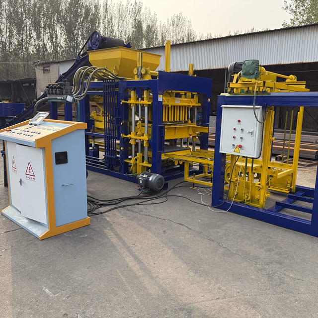 High Quality QT4-15S Fully Automatic Hydraulic Mechanical Construction Brick Production Block Machine