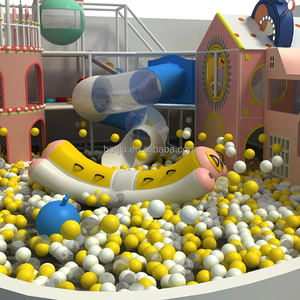 Indoor Children's Soft Play Equipment Set Commercial Playground with <b>Trampoline</b> and Slide Multi-Material Customizable Size - Product Image 5