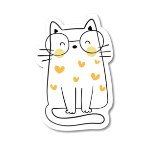 Забавные водонепроницаемые наклейки с мемами кошек на заказ, высокое качество, для взрослых - Product Image 4