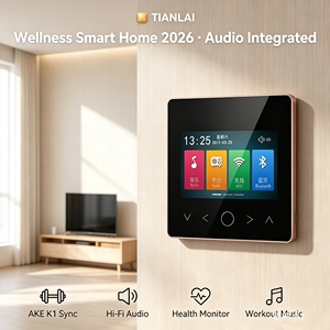 Sistema de Áudio de Controle Inteligente para Casa Tianlai TL-JX803 com Tela Sensível ao Toque Amplificador de Parede 2.1 Canal - Product Image 3