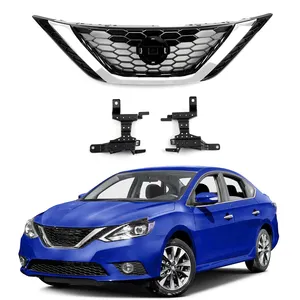 Obere Kühlergrill baugruppe der vorderen Stoßstange 62310-3YU0A Für Nissan Sentra 2016-2017 2018