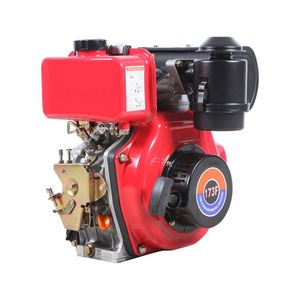 Moteur diesel 4 temps refroidi par air de 10 CV à démarrage électrique 186FA monocylindre avec roulement - Product Image 3