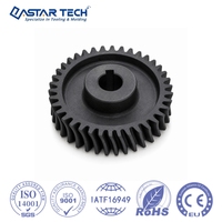 Assembly Friendly Plastic Injection Molding Gear With Snap Fit Clip Hub Acetal Wheel for Consumer Electronics Housings