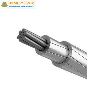 Aluminum Conductors <b>Steel</b> Reinforced /AW Code(ACSR/AW) Aluminum Alloy 1350-H-19 Wires Transmission <b>Cable</b> - Product Image 2