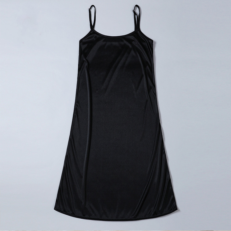 petticoat slip dress HAXMNOU Women Ladies Lingerie Under Full Underskirt Underwear Pink L 60's Navy Blue Slip Dress