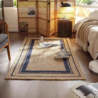 Tapis tissé à la main en jute chinois tapis tapis inde tapis de jute tapis pour hôtel de villégiature au sol