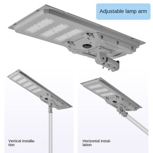 Acciaio dorato <span class=keywords><strong>LED</strong></span> luce <span class=keywords><strong>solare</strong></span> lampione impermeabile in alluminio guscio <span class=keywords><strong>faro</strong></span> IP65/66 strada prodotto Zhongshan lampada azienda - Product Image 4