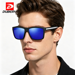 DUBERY 2026 Nuovi <span class=keywords><strong>Occhiali</strong></span> <span class=keywords><strong>da</strong></span> <span class=keywords><strong>Sole</strong></span> Polarizzati alla Moda per <span class=keywords><strong>Uomo</strong></span>, Lenti Blu Trasparenti UV400, <span class=keywords><strong>Occhiali</strong></span> <span class=keywords><strong>da</strong></span> <span class=keywords><strong>Sole</strong></span> per Auto, <span class=keywords><strong>Occhiali</strong></span> <span class=keywords><strong>da</strong></span> Vista per Uomini e Donne - Product Image 2