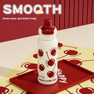 Taza de vacío de acero inoxidable 316 de gran capacidad para estudiantes femeninas de alto valor, taza de agua de diseño moderno, taza portátil de paja, agua - Product Image 1