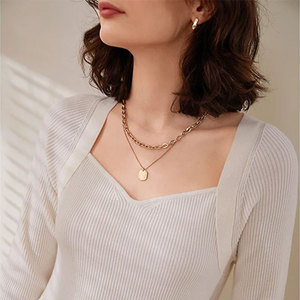 เดรสสเวตเตอร์แฟชั่นสำหรับผู้หญิงชุดราตรีเซ็กซี่หรูหราโลโก้ตามสั่ง - Product Image 6