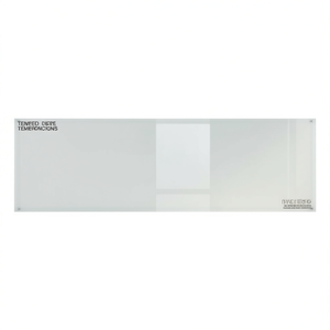 Protector de Pared de Cocina de Vidrio Templado, 35.43 x 19.69 Pulgadas, Rectangular Blanco, Diseño Minimalista Pulido, Decorativo - Product Image 1